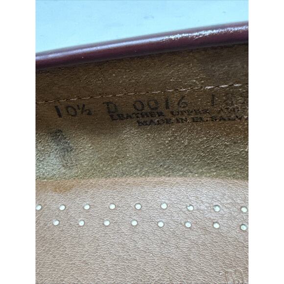 GH Bass Shoes Mens Size 10.5D Walter Burgundy Weejuns Penny Loafers Slip On - Picture 6 of 16